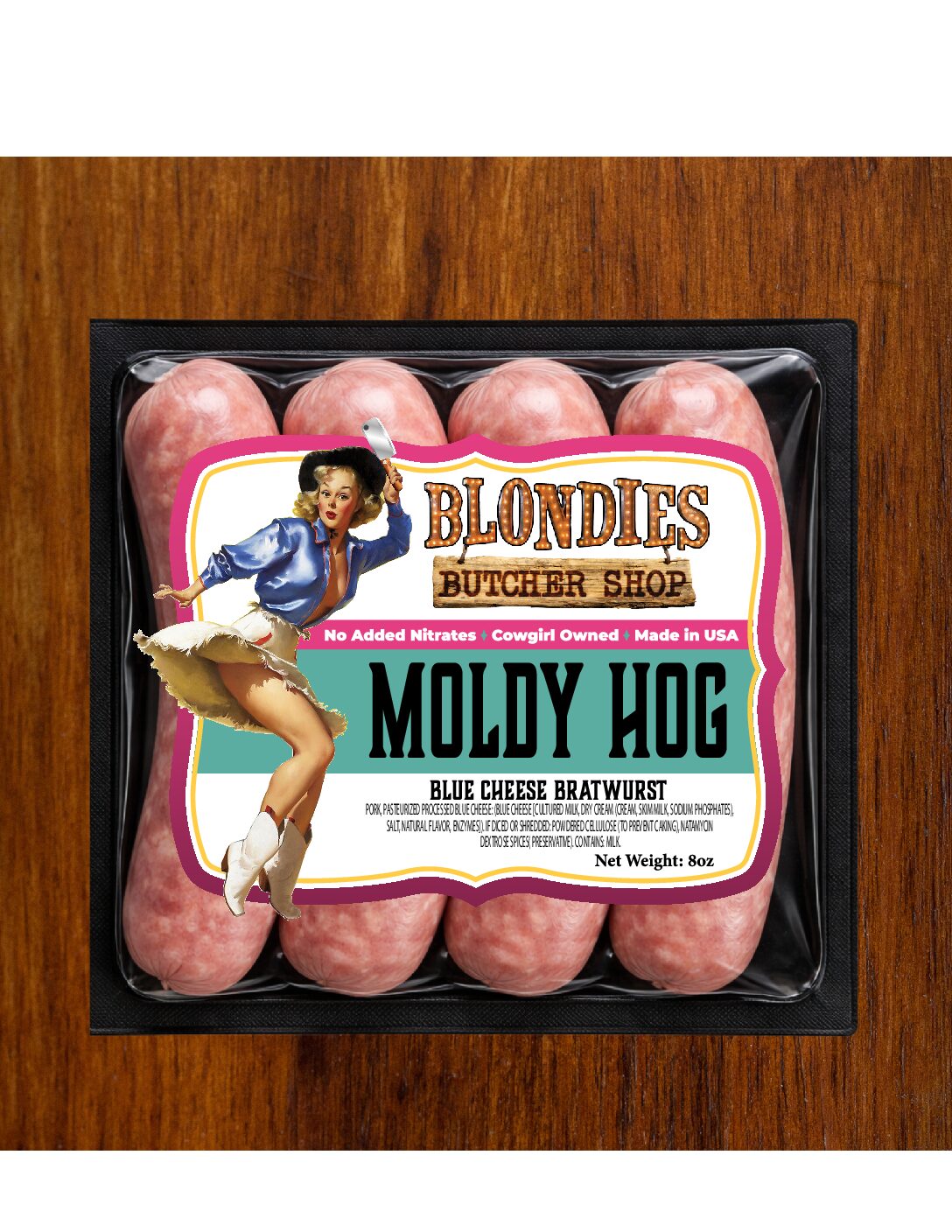 Moldy Hog - Blue Cheese Brat